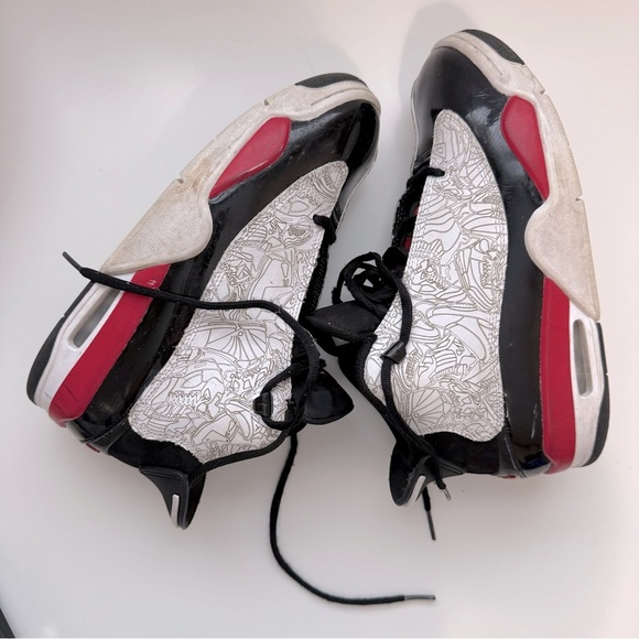 Air Jordan Dub Zero Mid Fire Red - Men’s 7/Big boys 7Y/ Womens 8.5 - Picture 9 of 13